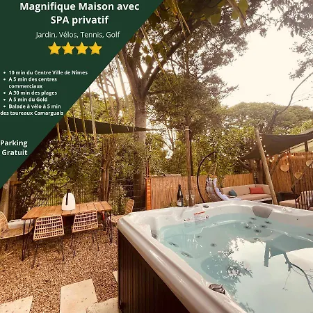 Maison Dans Les Arbres, Spa, Tennis, Parking Nimes Exterior photo